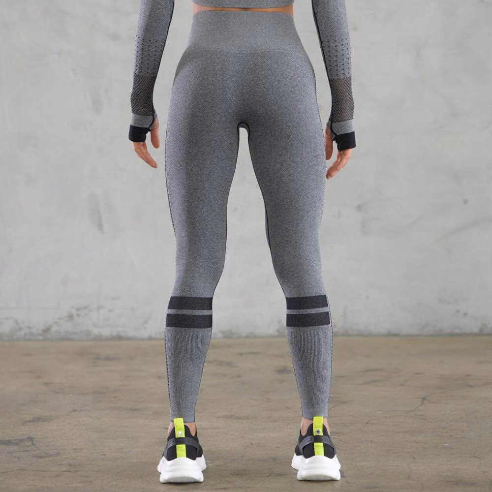 Black Athletic Women’s Leggings, manufactured by Alayki International, custom activewear