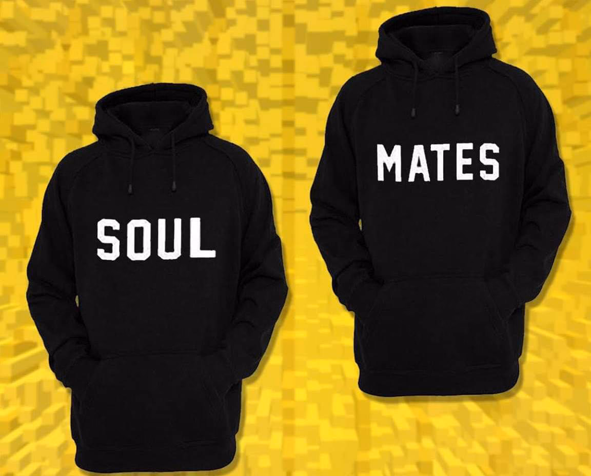 Black Drop-Shoulder Hoodies, manufactured by Alayki International, custom activewear