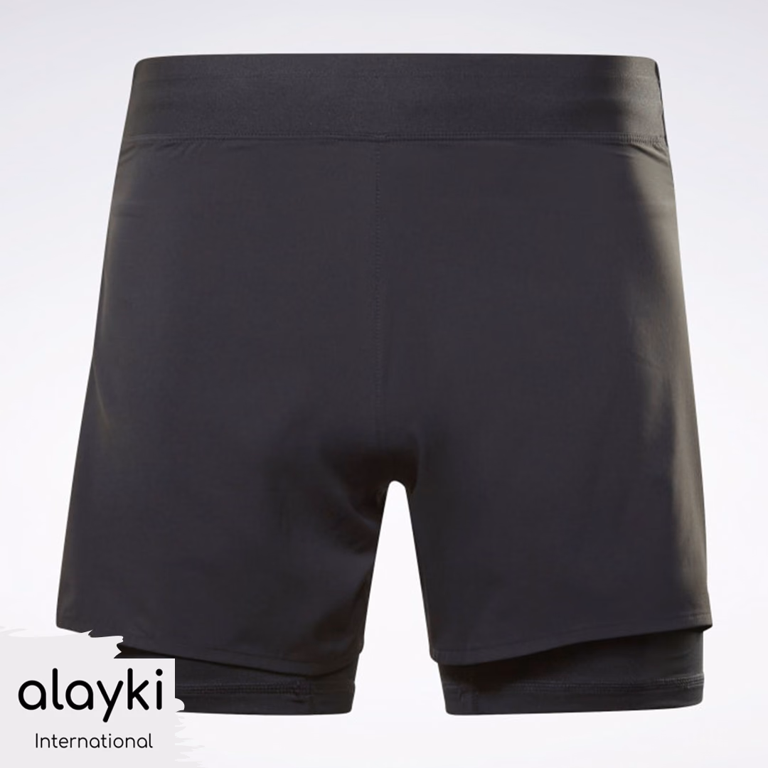 Black MMA Men’s Shorts, manufactured by Alayki International, custom activewear
