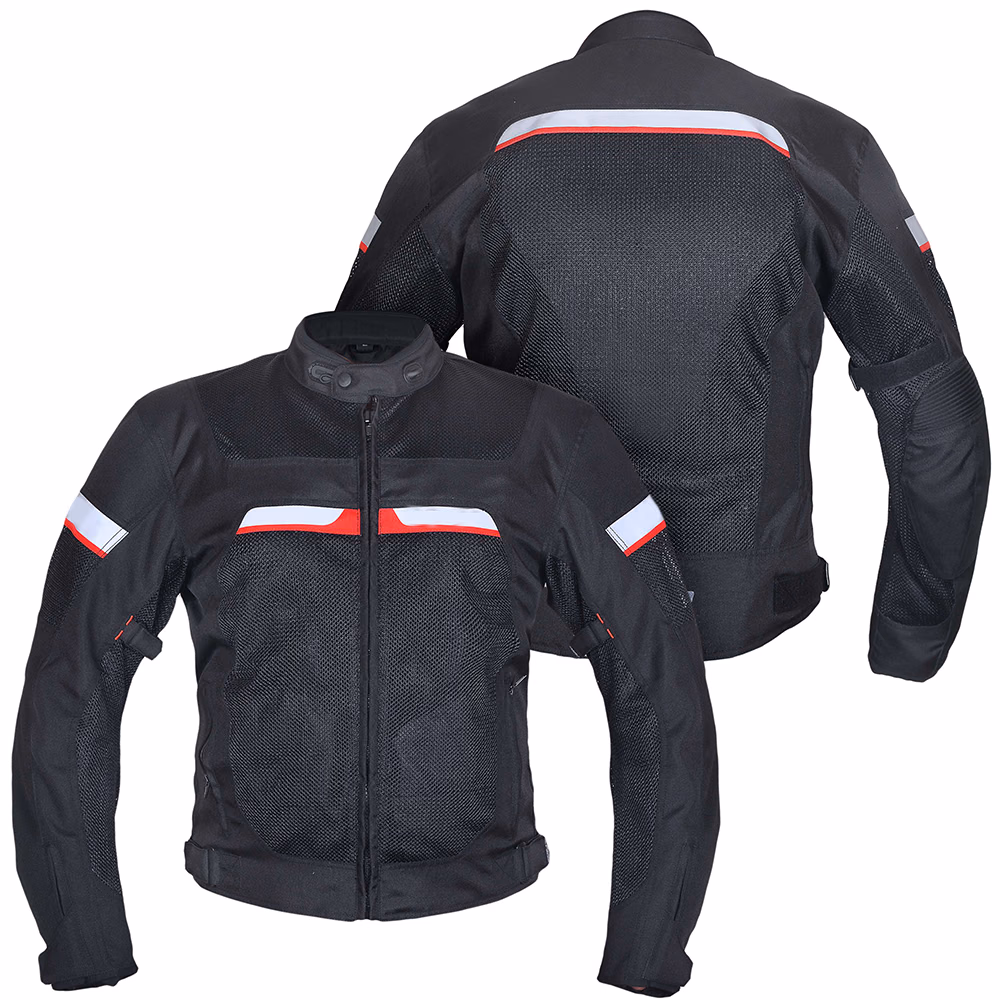 Black Motorcycle Jackets, manufactured by Alayki International, custom motorcycle jacket