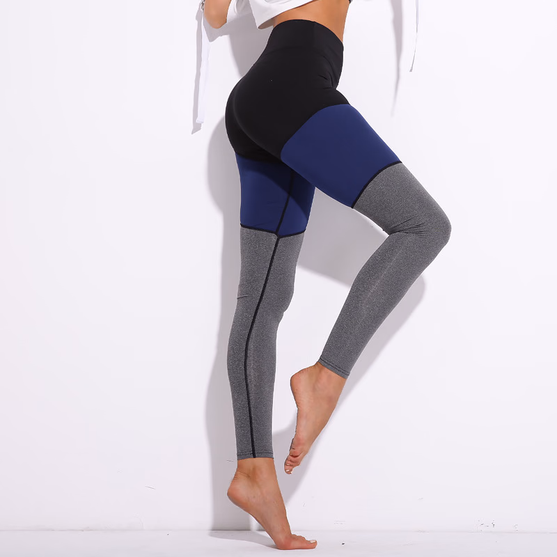Black Ribbed Women’s Leggings, manufactured by Alayki International, custom activewear