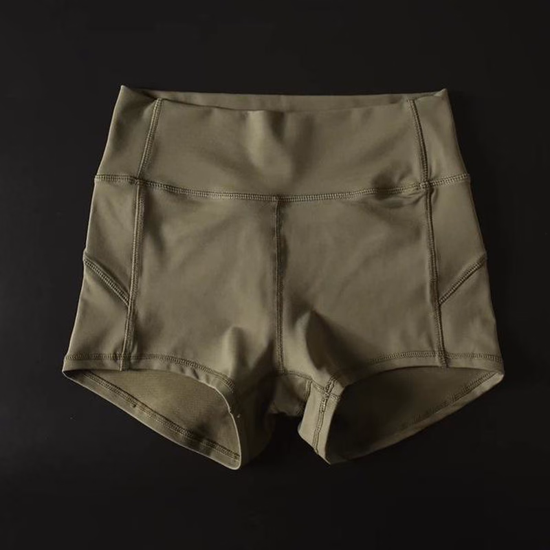 Black Scrunch Women’s Shorts, manufactured by Alayki International, custom activewear
