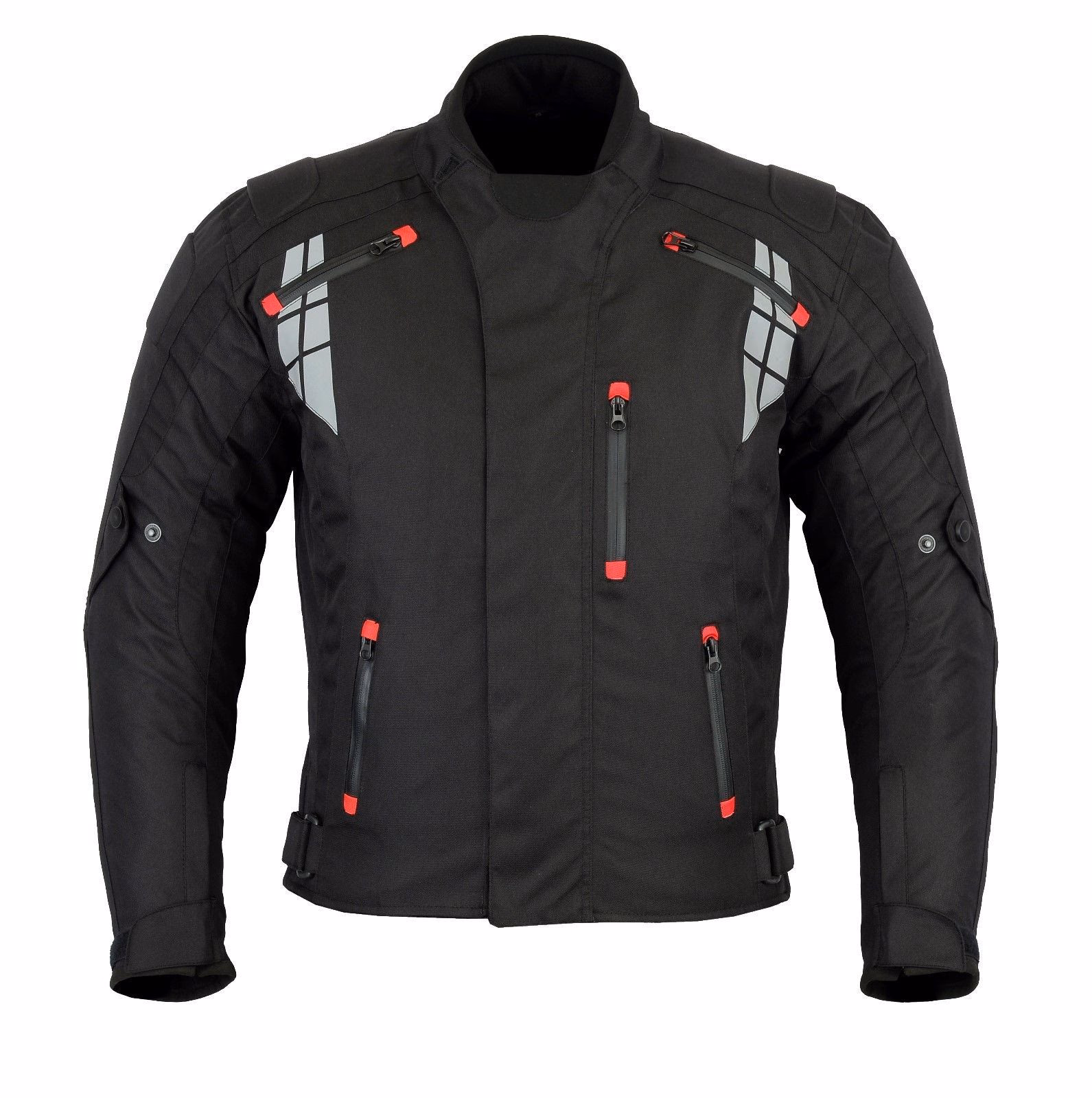 Black Summer Motorcycle Jackets, manufactured by Alayki International, custom motorcycle jacket