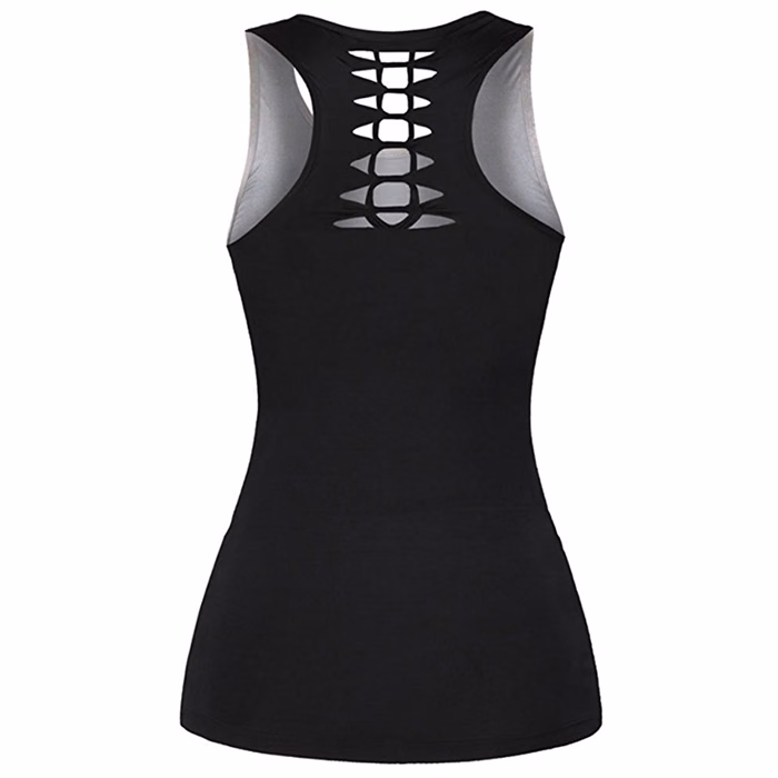 Black Women’s Tank Tops, manufactured by Alayki International, custom activewear