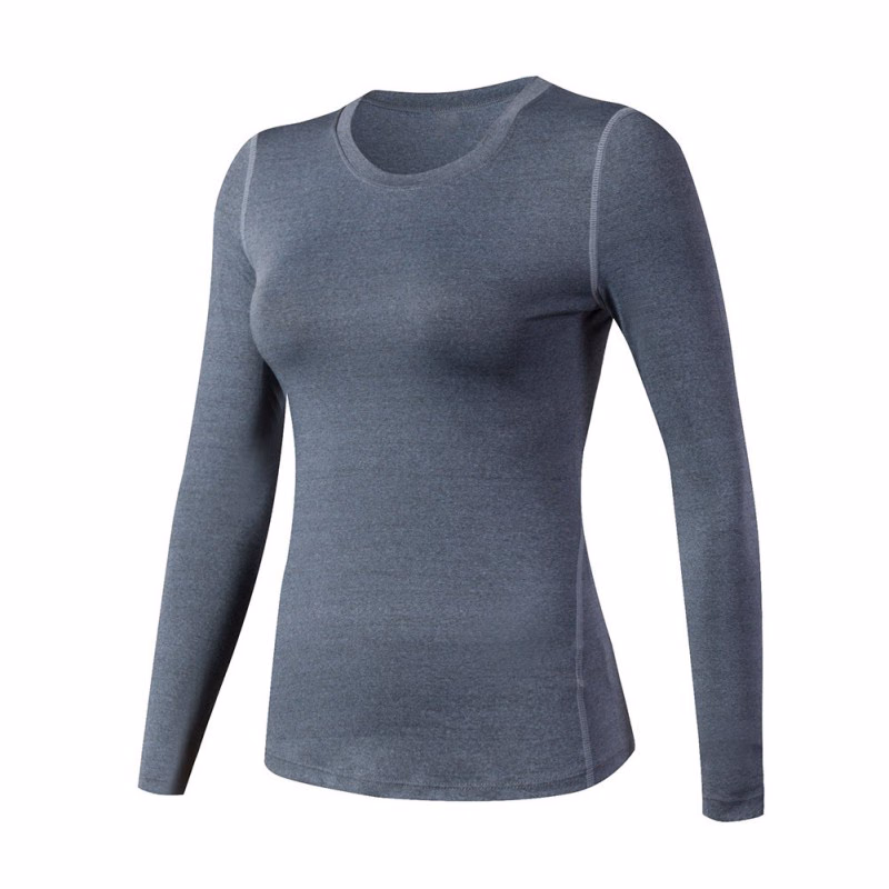 Blank Women’s Long-Sleeve Tops, manufactured by Alayki International, custom activewear