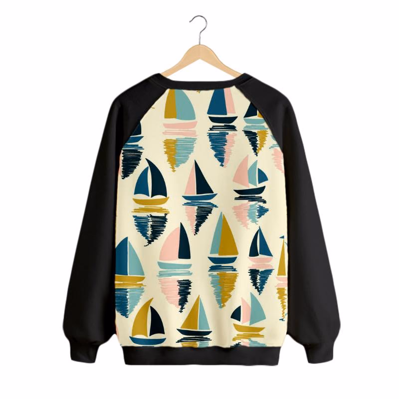 Boxy Sweatshirts, manufactured by Alayki International, custom activewear