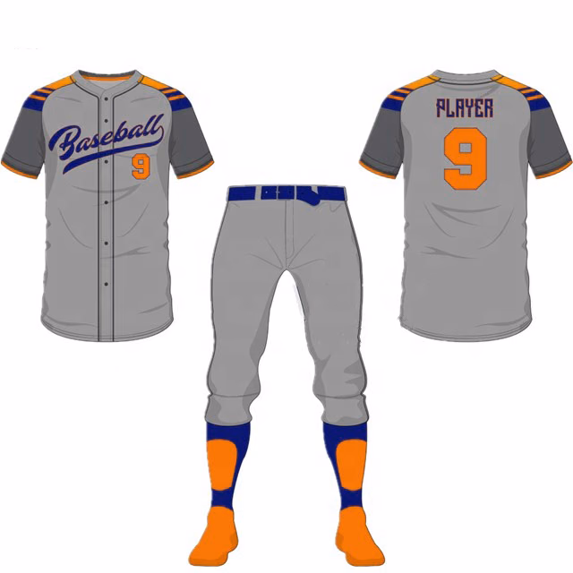 Breathable Baseball Uniforms manufactured by Alayki International, custom baseball apparel