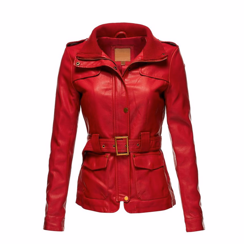 Brown Biker Women’s Leather Jackets, manufactured by Alayki International, custom leather jacket