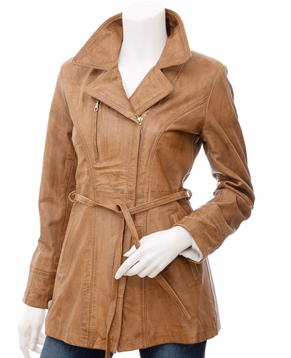 Brown Fringe Women’s Leather Jackets, manufactured by Alayki International, custom leather jacket