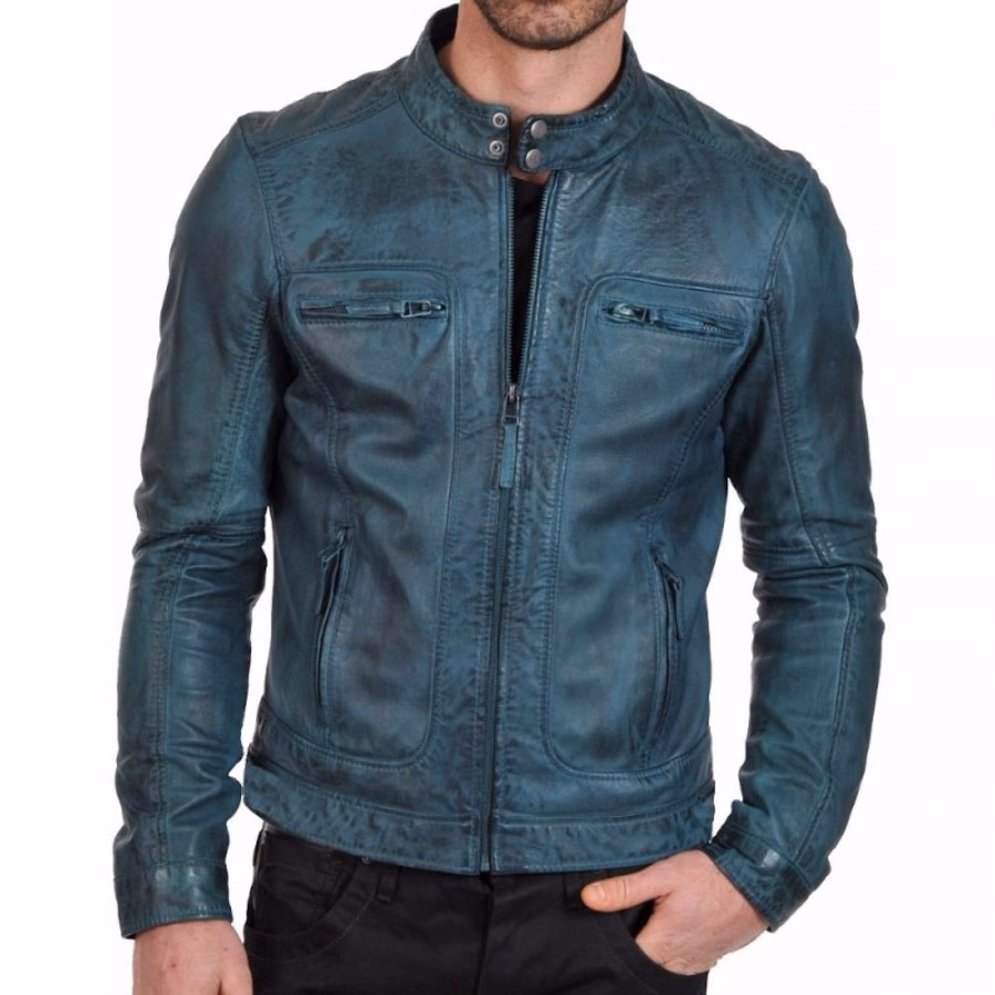 Brown Moto Men’s Leather Jackets, manufactured by Alayki International, custom leather jacket