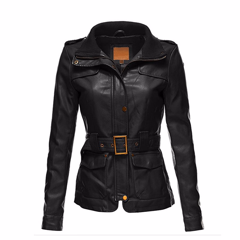 Brown Moto Women’s Leather Jackets, manufactured by Alayki International, custom leather jacket