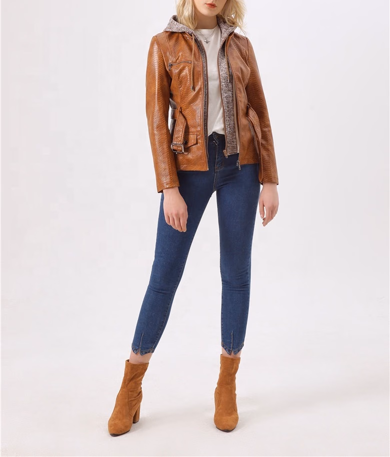 Burgundy Padded Women’s Leather Jackets, manufactured by Alayki International, custom leather jacket