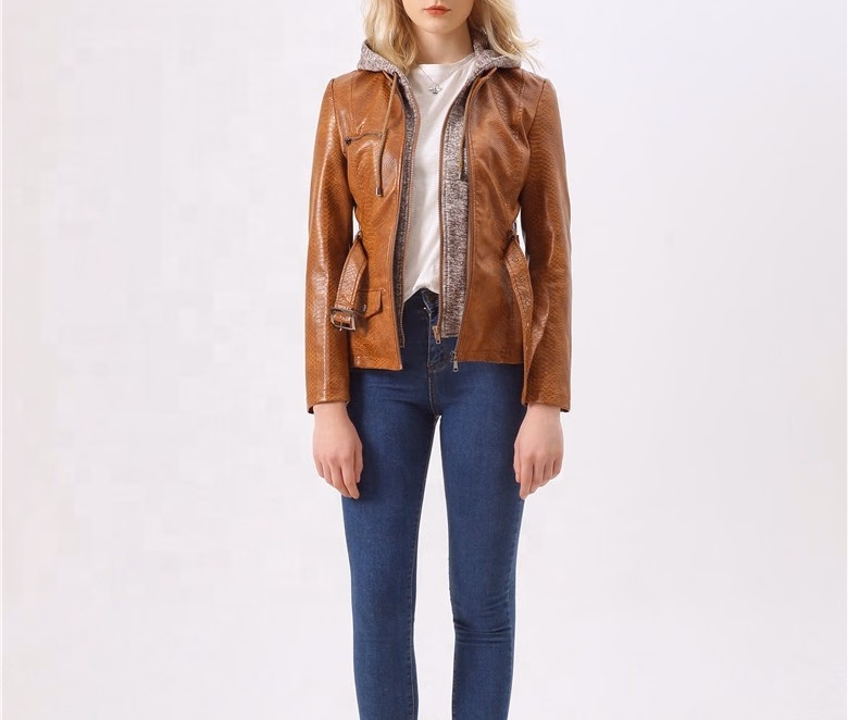 Burgundy Zip-Up Women’s Leather Jackets, manufactured by Alayki International, custom leather jacket