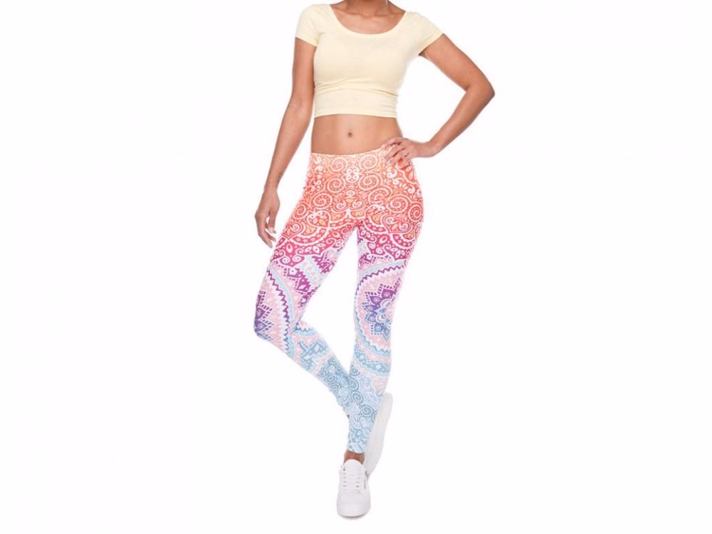 Charcoal Bootcut Women’s Leggings, manufactured by Alayki International, custom activewear