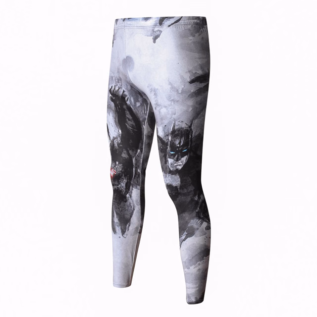 Charcoal Men’s Leggings, manufactured by Alayki International, custom activewear