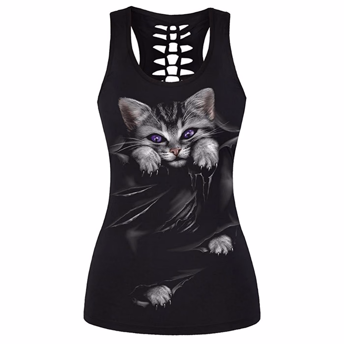 Charcoal Women’s Tank Tops, manufactured by Alayki International, custom activewear