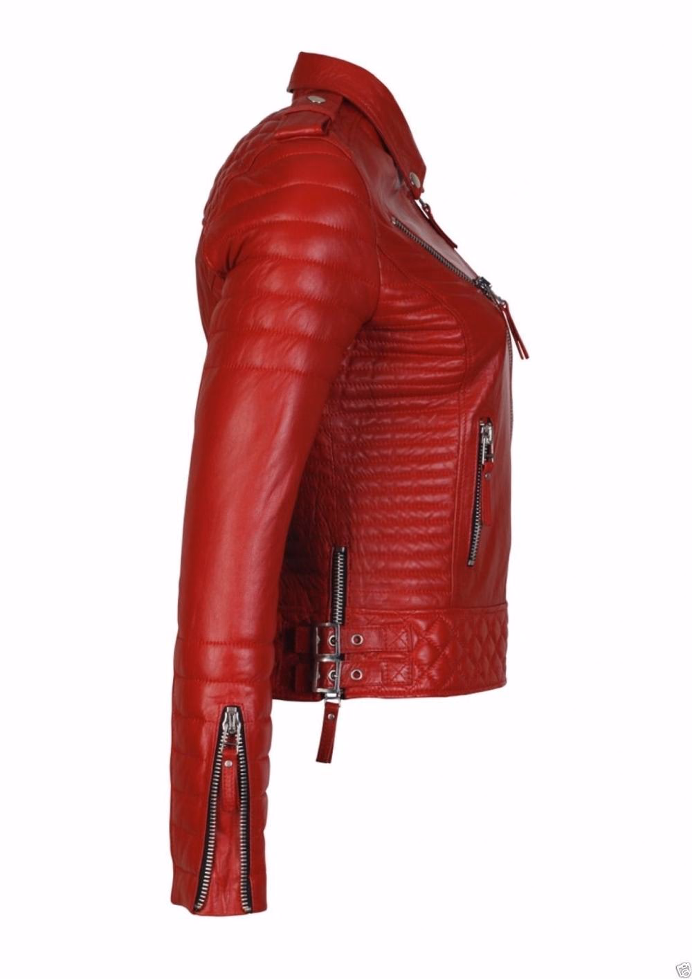 Cognac Belted Women’s Leather Jackets, manufactured by Alayki International, custom leather jacket