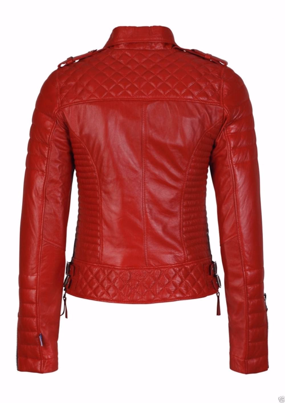 Cognac Quilted Women’s Leather Jackets, manufactured by Alayki International, custom leather jacket