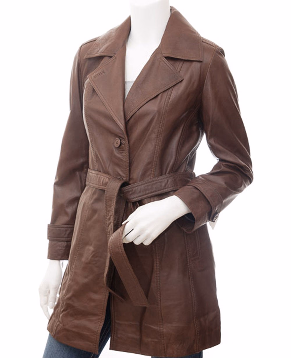 Cognac Shearling Women’s Leather Jackets, manufactured by Alayki International, custom leather jacket