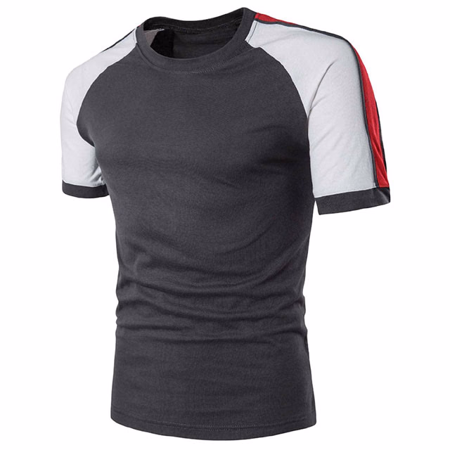 Curved Hem Crew-Neck T-Shirts, manufactured by Alayki International, custom activewear
