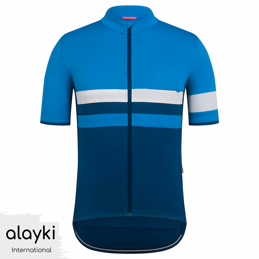 Cycling Jerseys With Names and Logos, manufactured by Alayki International, custom cycling apparel