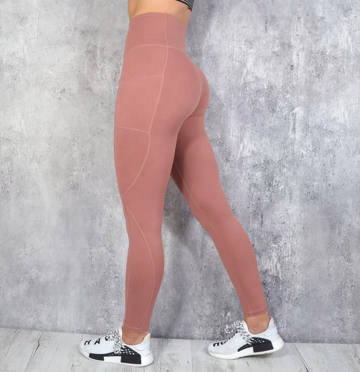 Embroidered Women’s Leggings, manufactured by Alayki International, custom activewear