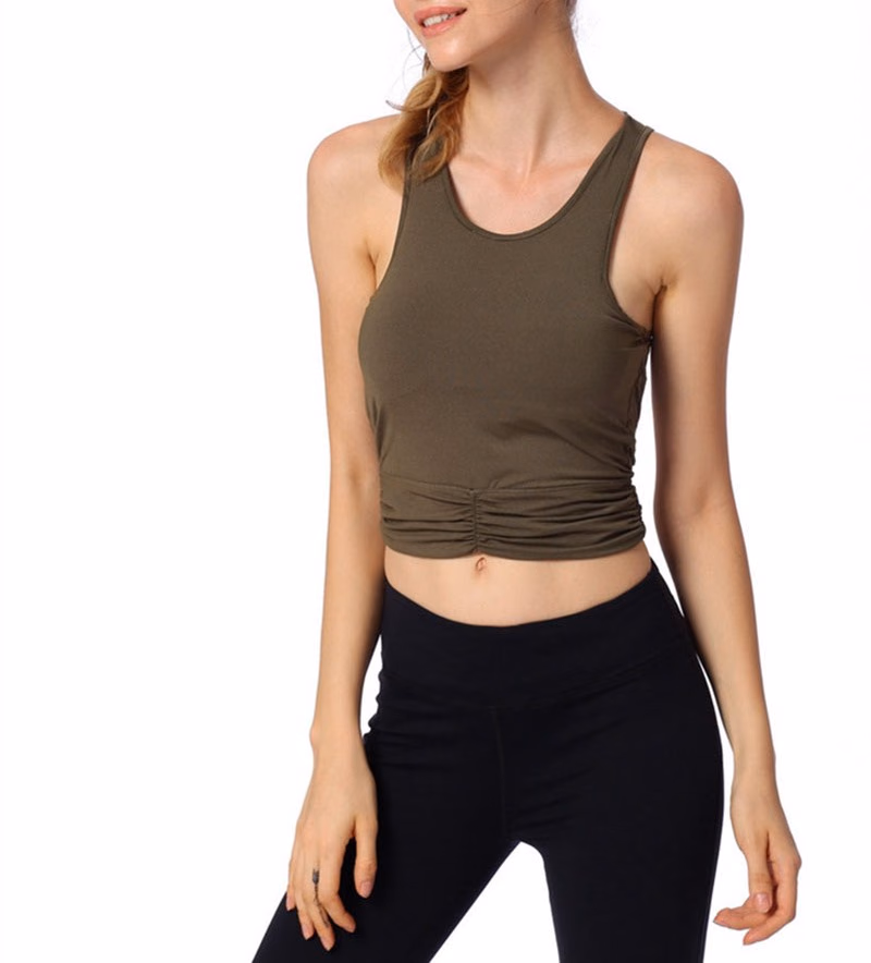 Embroidered Women’s Tank Tops, manufactured by Alayki International, custom activewear