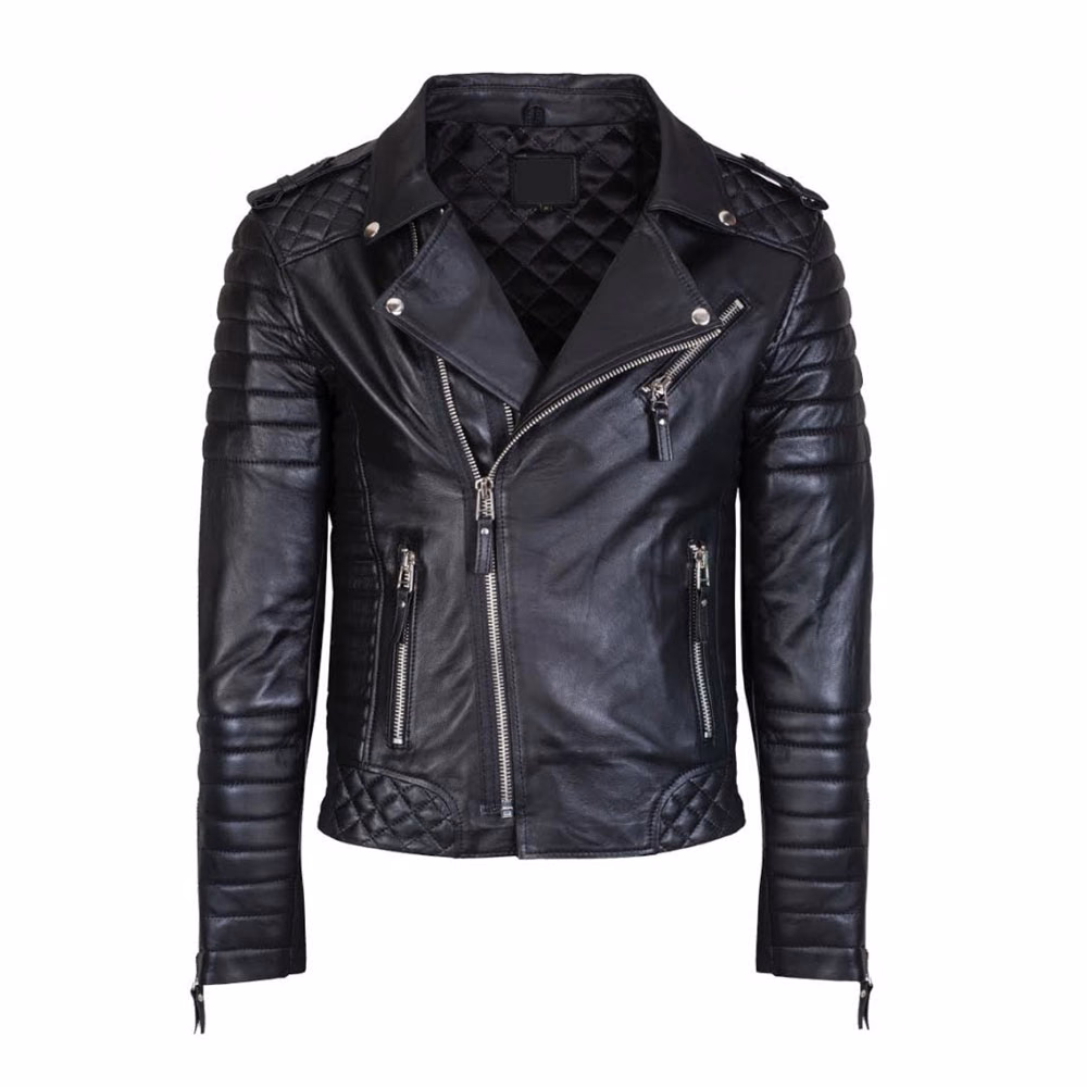 Fashion Leather Jackets With Logo, manufactured by Alayki International, custom leather jacket