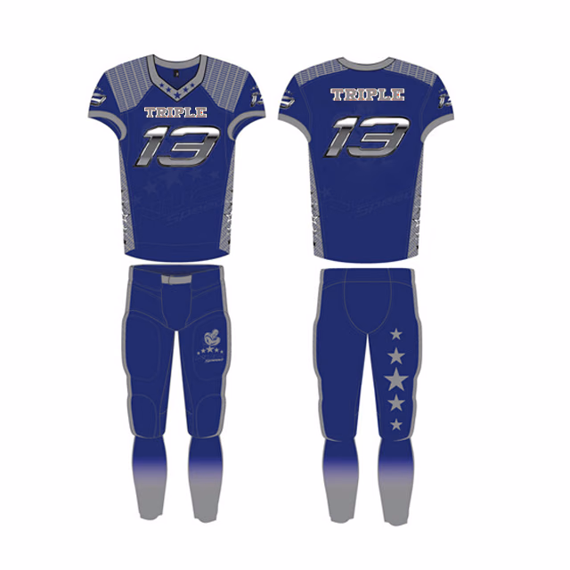 Flag Football Jerseys manufactured by Alayki International, custom American football apparel