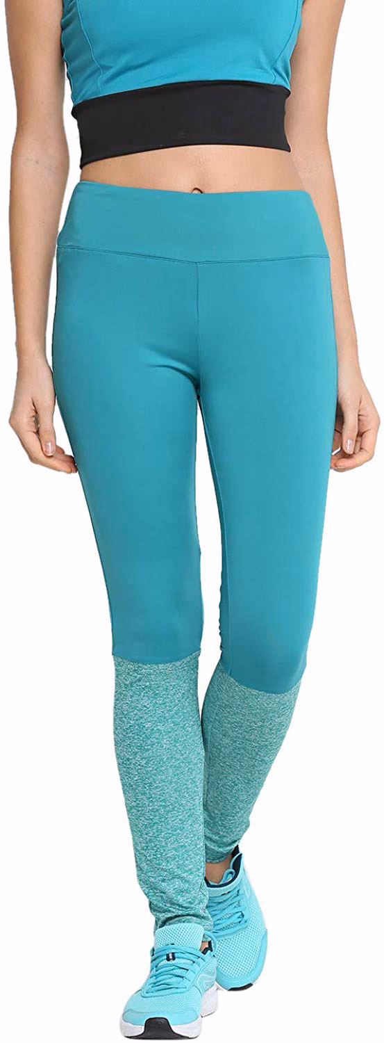 Forest Green Ribbed Women’s Leggings, manufactured by Alayki International, custom activewear