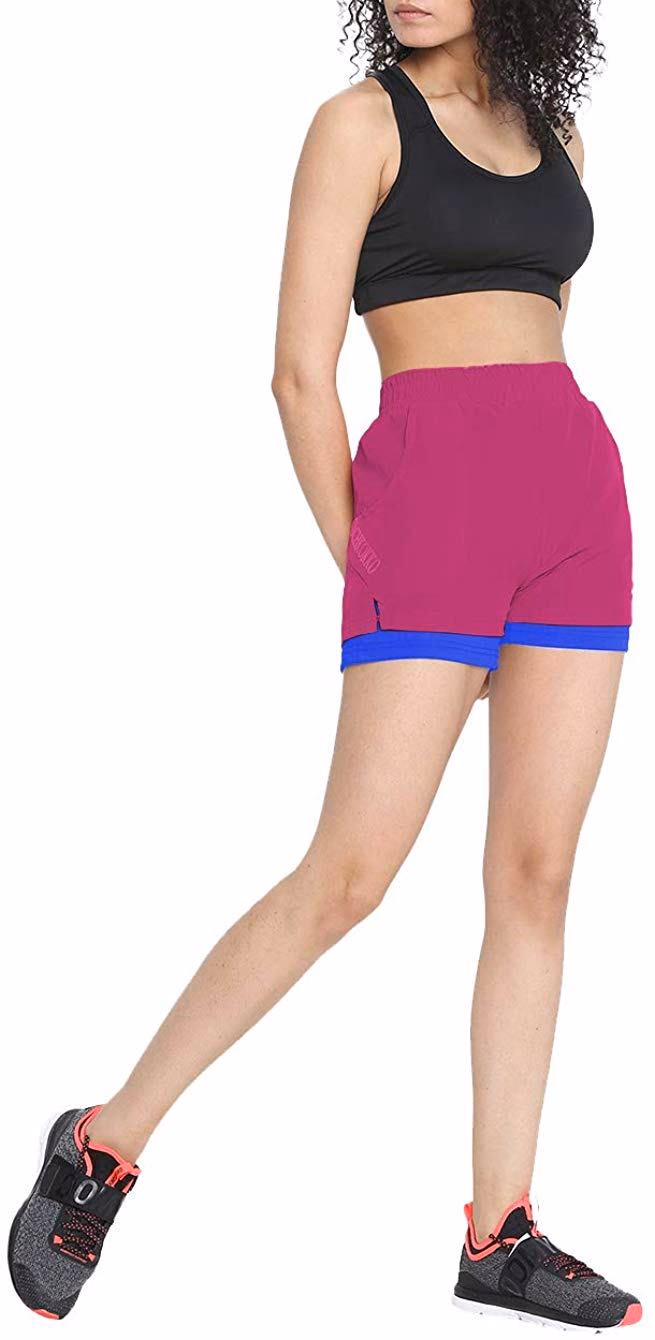 Gold Women’s Shorts, manufactured by Alayki International, custom activewear