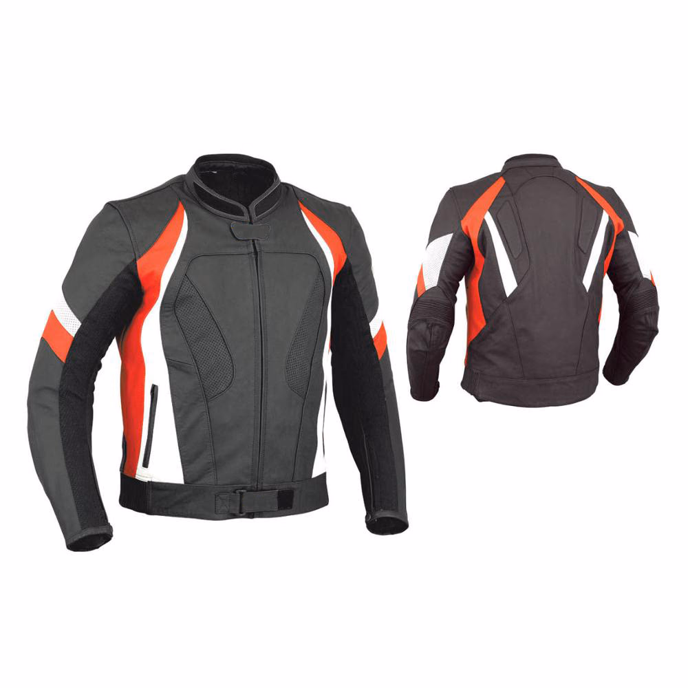Grey Motorcycle Jackets, manufactured by Alayki International, custom motorcycle jacket