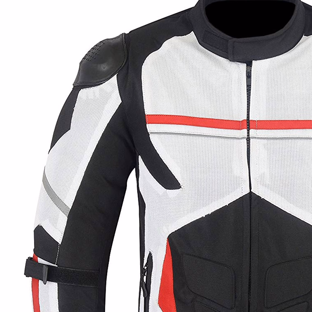 Grey Sport Motorcycle Jackets, manufactured by Alayki International, custom motorcycle jacket