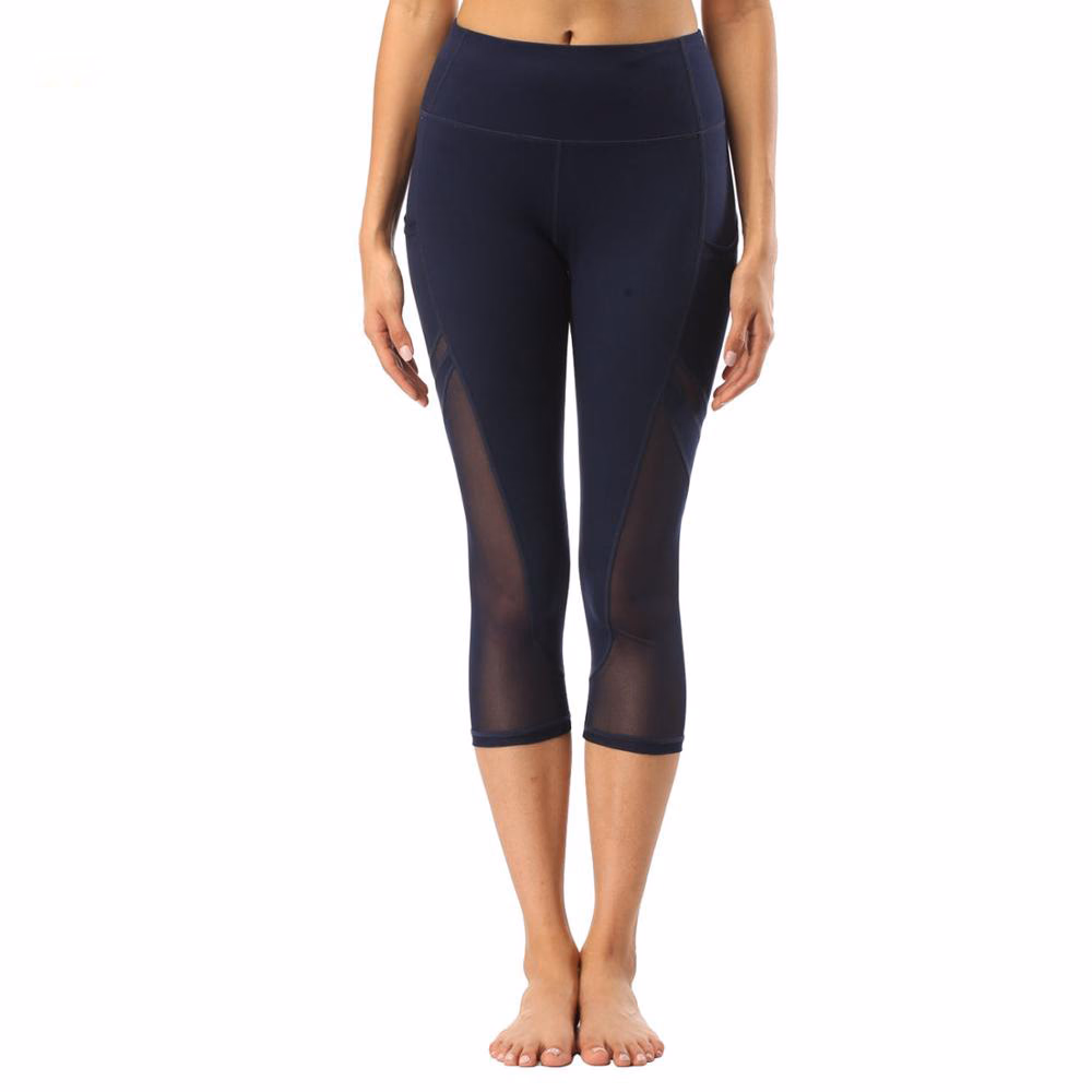Grey Yoga Women’s Leggings, manufactured by Alayki International, custom activewear
