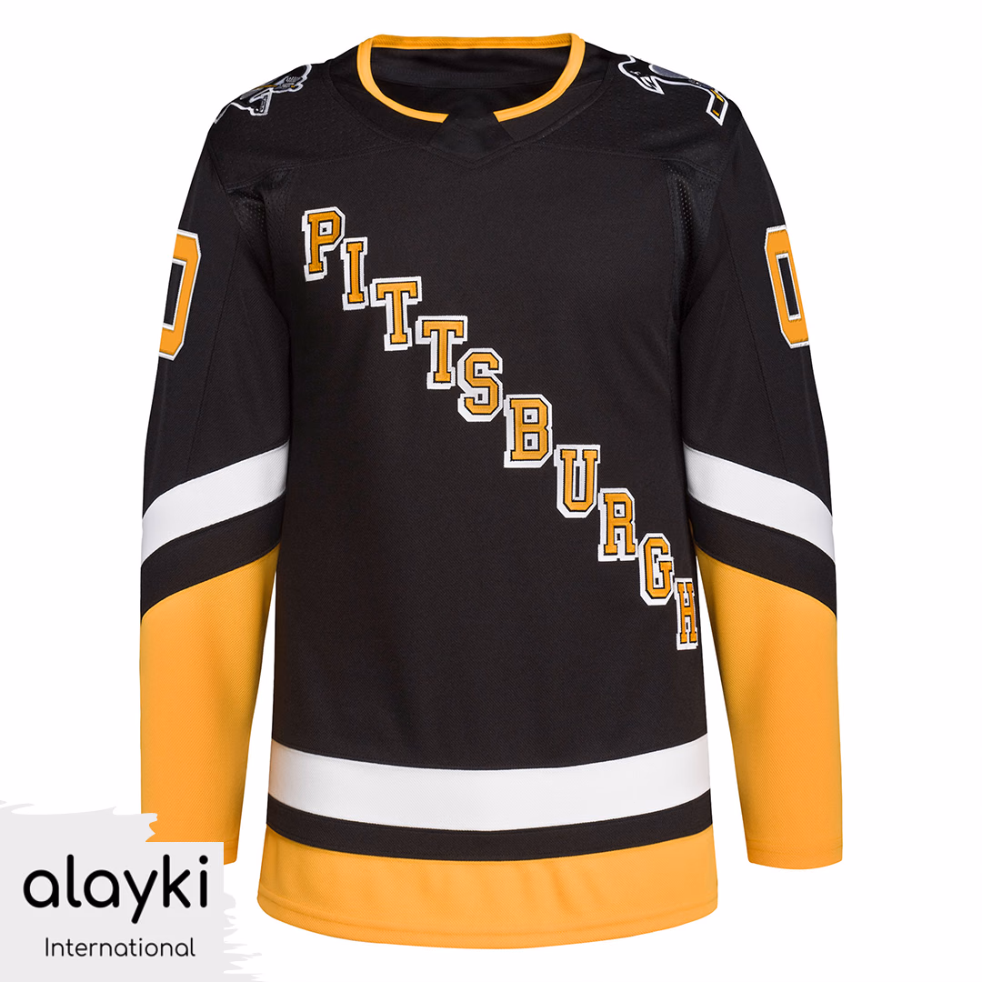 Hockey Jerseys With Names and Numbers manufactured by Alayki International, custom ice hockey apparel