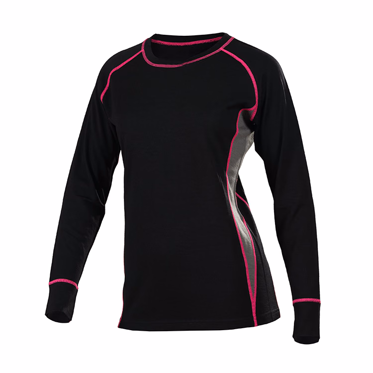 Low Minimum Women’s Long-Sleeve Tops, manufactured by Alayki International, custom activewear