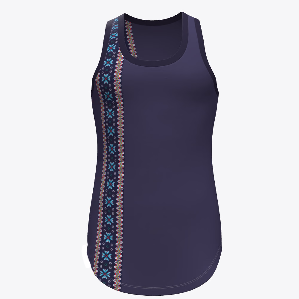 Maroon Women’s Tank Tops, manufactured by Alayki International, custom activewear