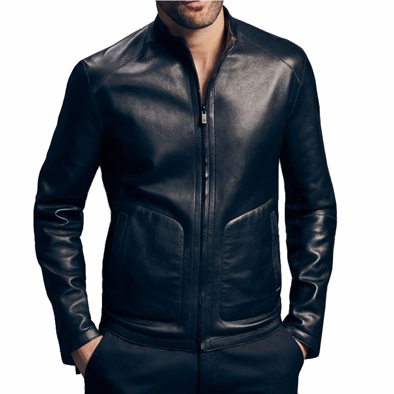 Men’s Racer Leather Jackets, manufactured by Alayki International, custom leather jacket