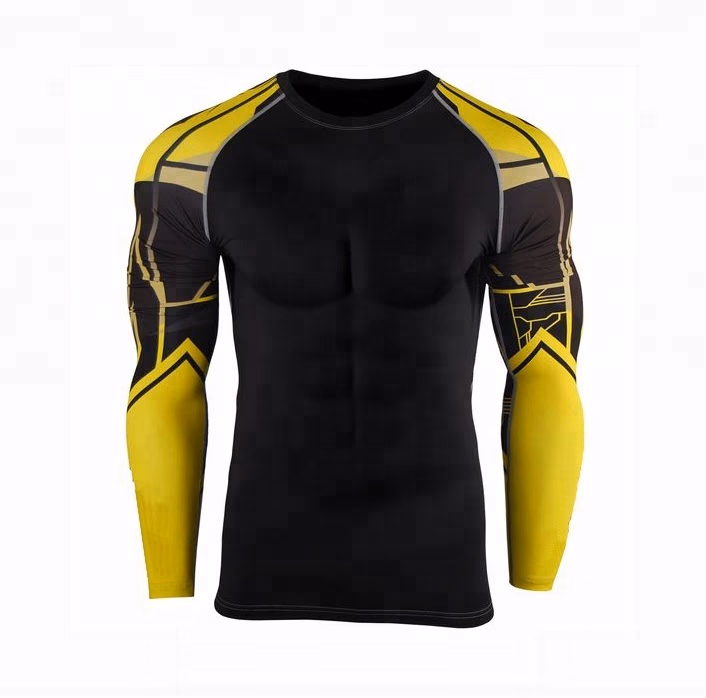 Men’s Rashguards, manufactured by Alayki International, custom activewear