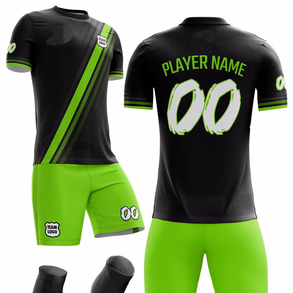 Mens Soccer Kits manufactured by Alayki International, custom soccer apparel