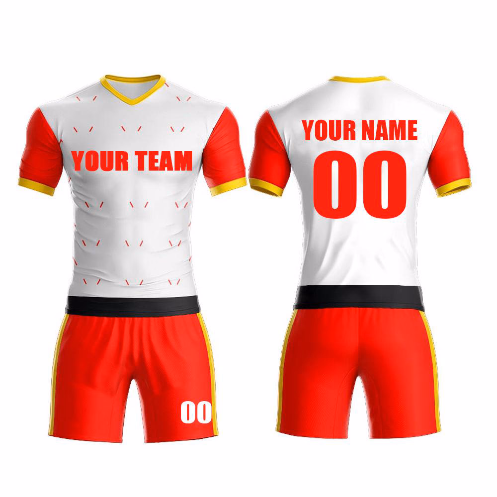 Mens Soccer Team Uniforms manufactured by Alayki International, custom soccer apparel
