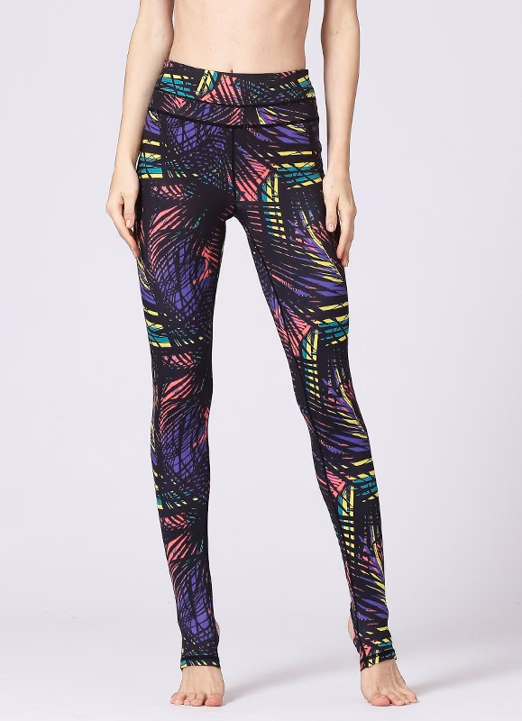 Navy Contour Women’s Leggings, manufactured by Alayki International, custom activewear