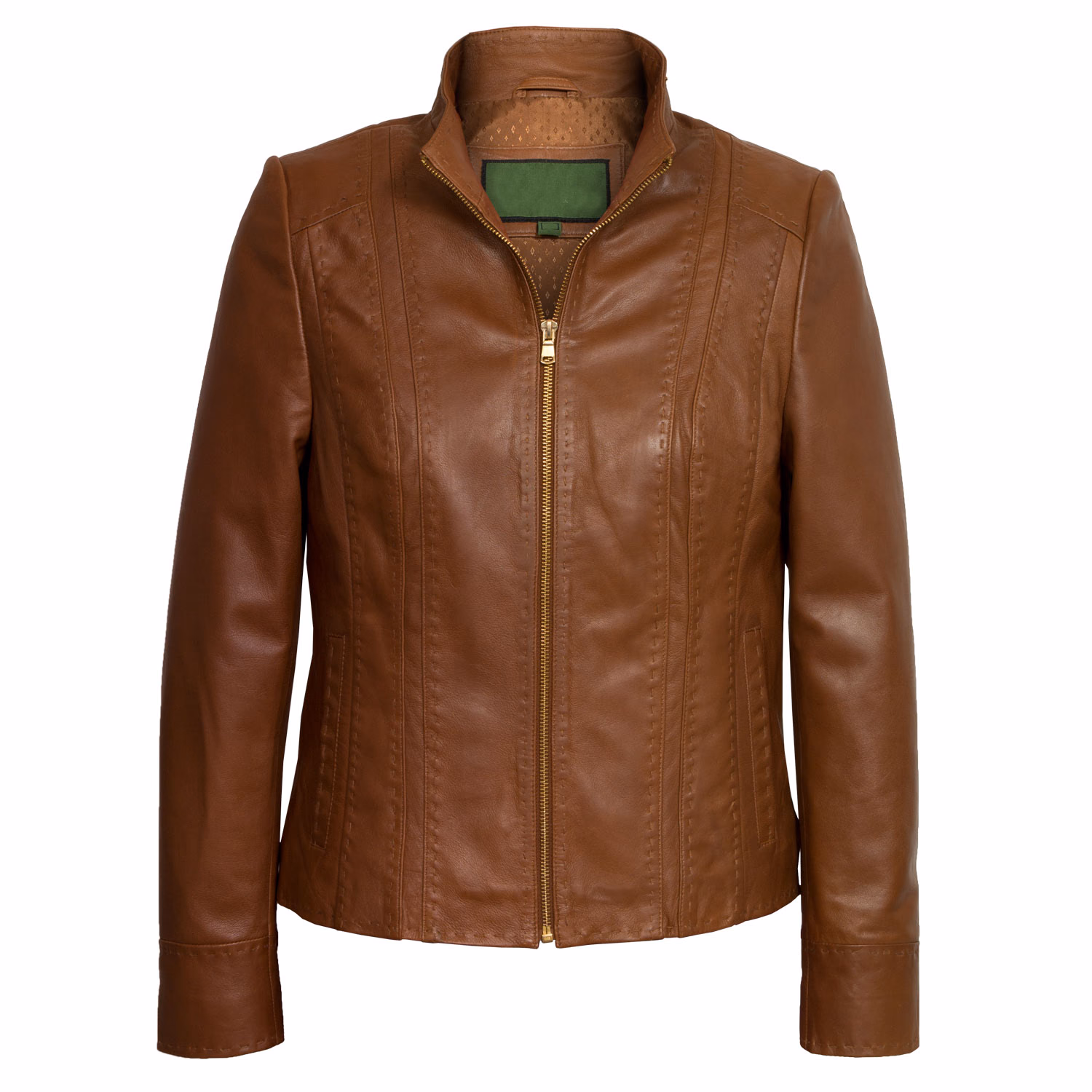 Navy Cropped Women’s Leather Jackets, manufactured by Alayki International, custom leather jacket