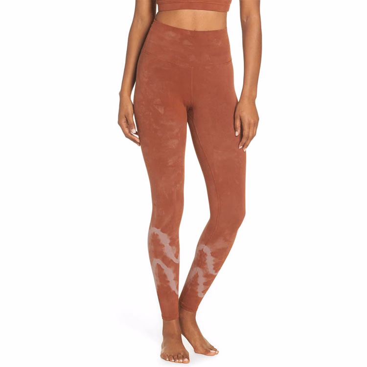 Navy Flare Women’s Leggings, manufactured by Alayki International, custom activewear