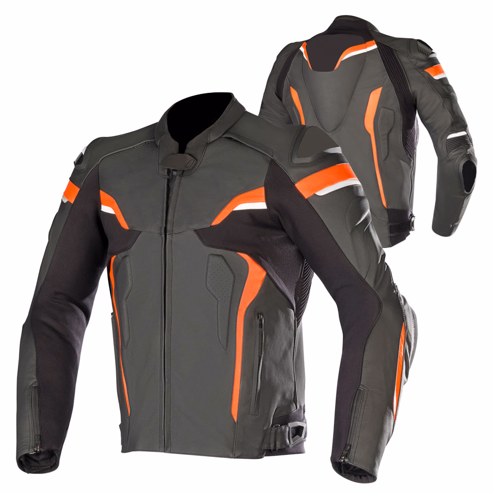 Navy Winter Motorcycle Jackets, manufactured by Alayki International, custom motorcycle jacket