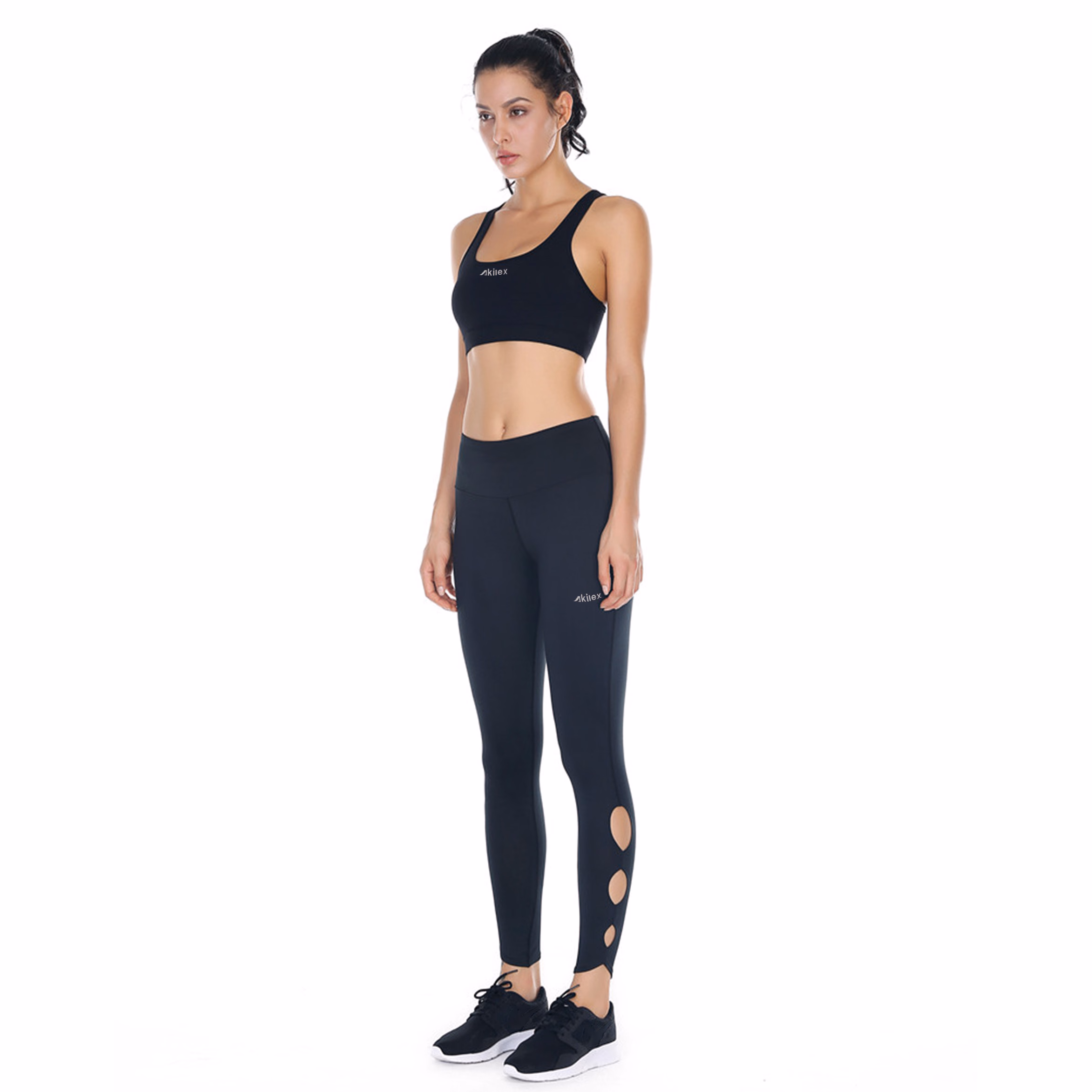Olive Athletic Women’s Leggings, manufactured by Alayki International, custom activewear