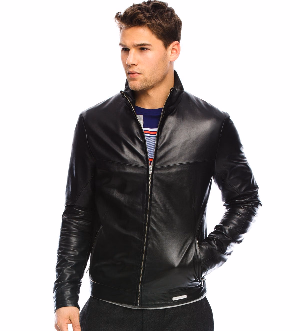 Overshirt Men’s Fashion Leather Jackets, manufactured by Alayki International, custom leather jacket