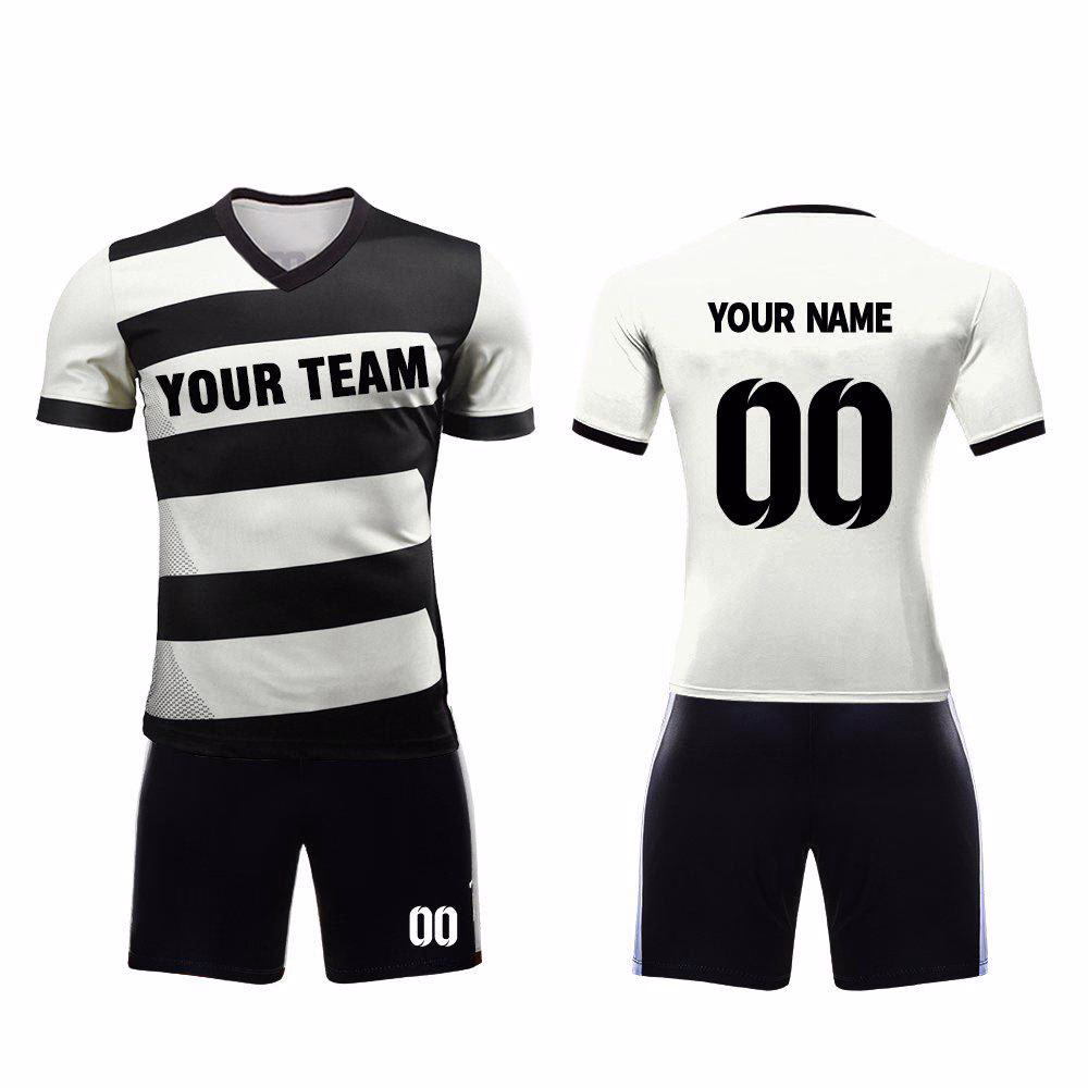 Pinstripe Soccer Jerseys manufactured by Alayki International, custom soccer apparel