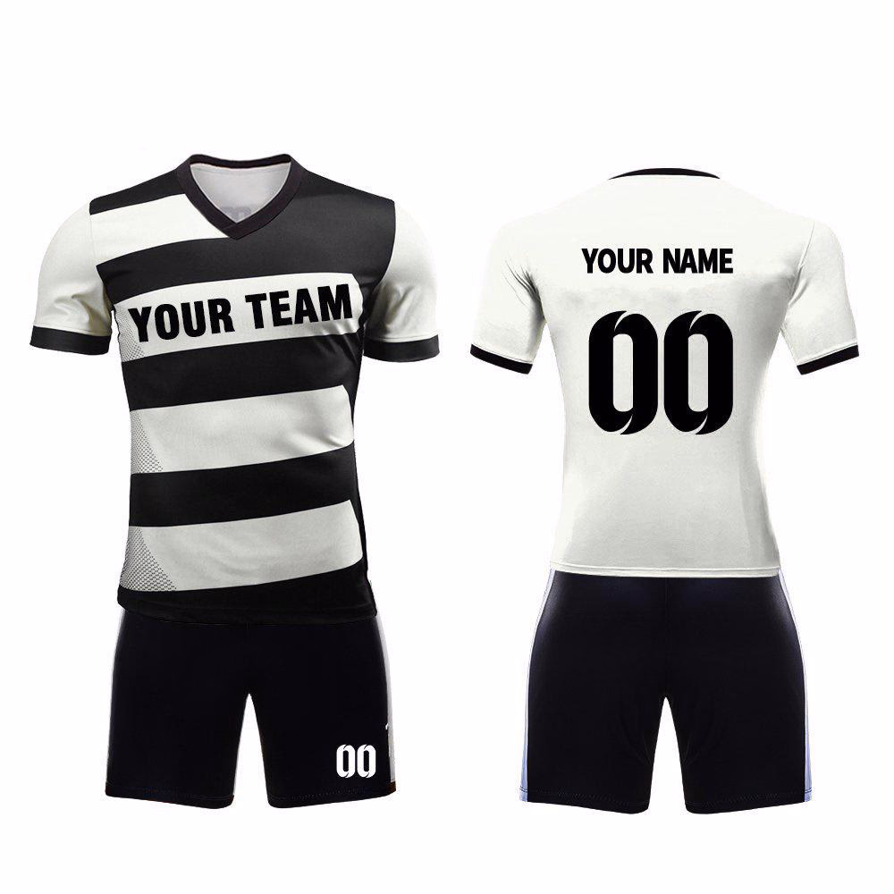 Pinstripe Soccer Jerseys manufactured by Alayki International, custom soccer apparel