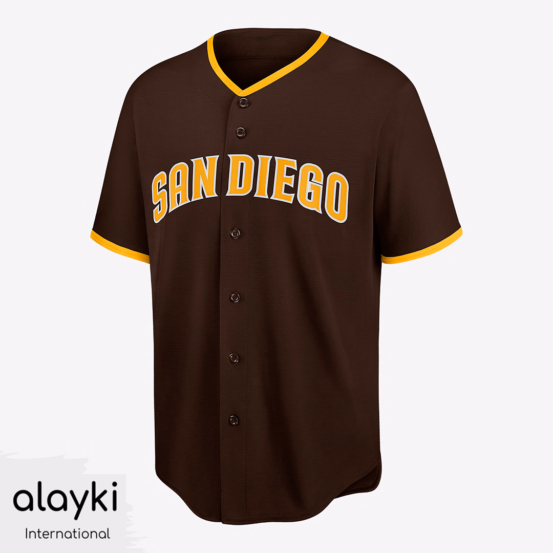 Pullover Baseball Jerseys manufactured by Alayki International, custom baseball apparel